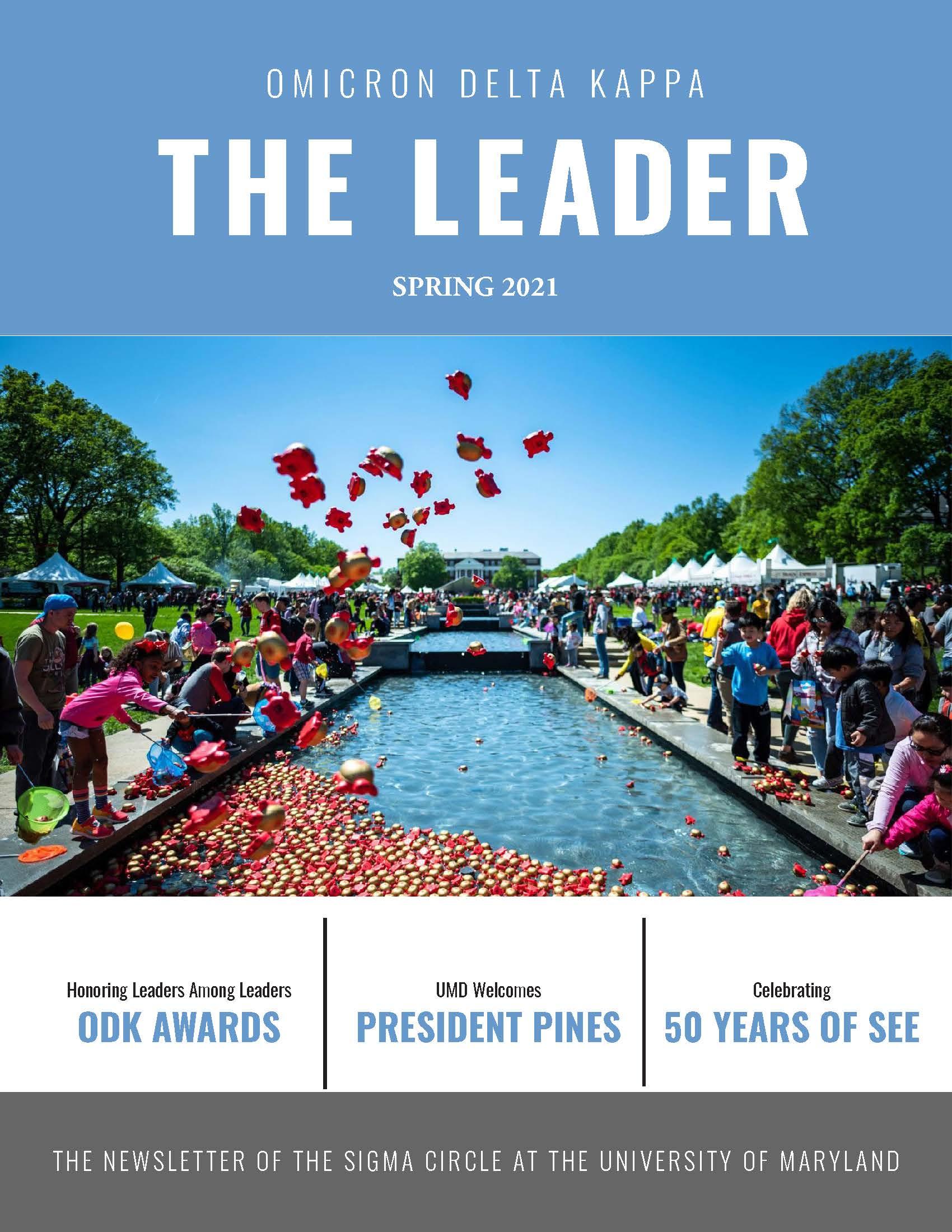 Front cover of Spring 2021 Newsletter