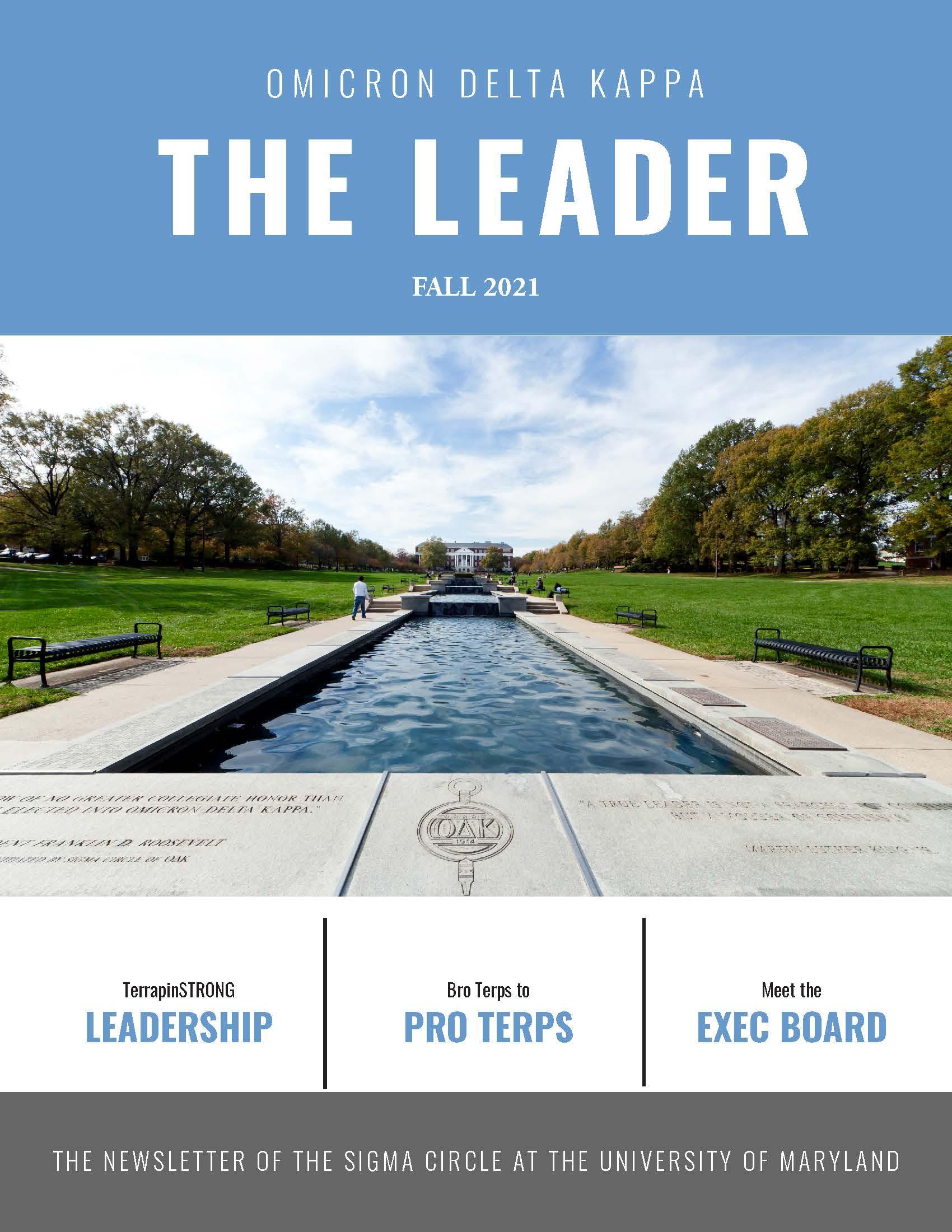 Front cover of Fall 2021 Newsletter
