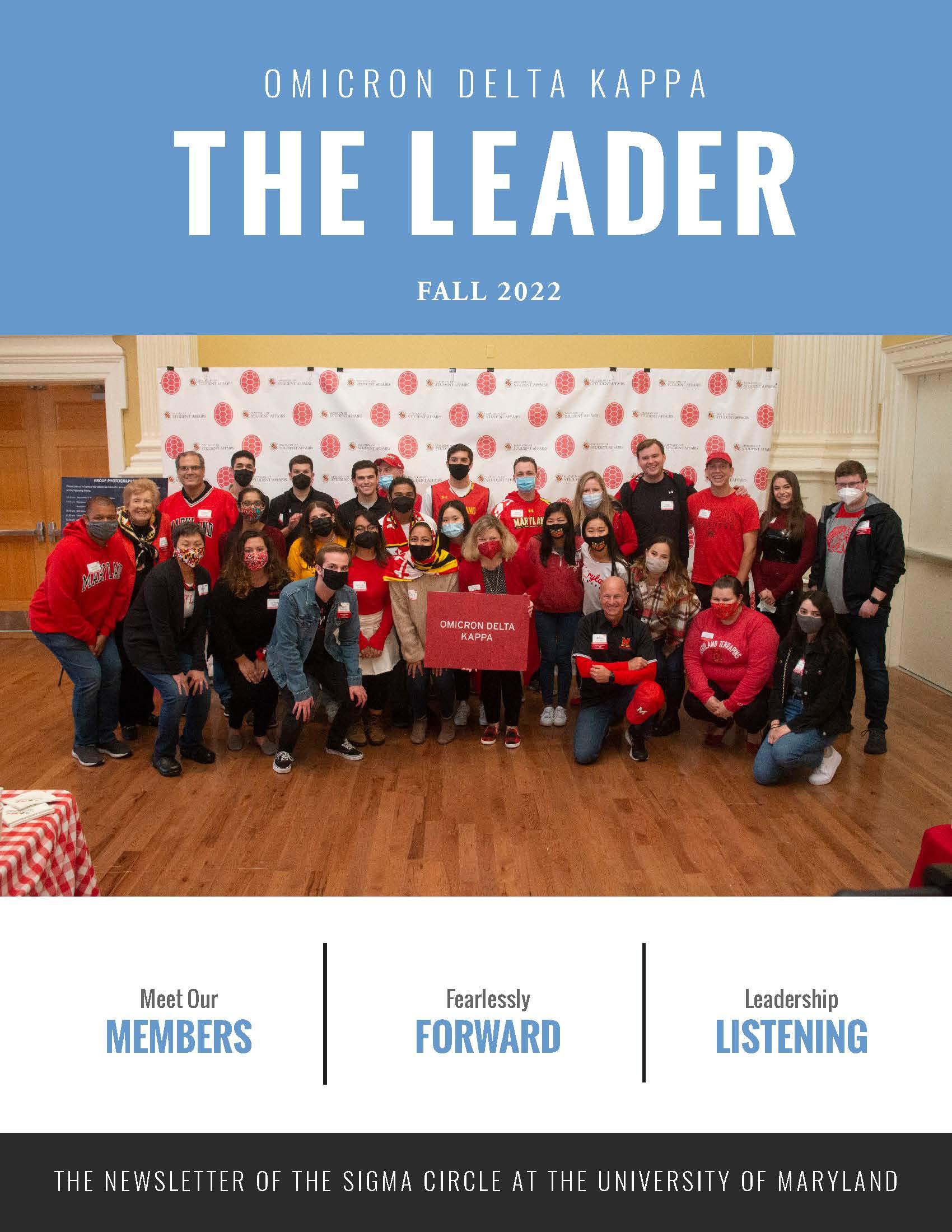 Front cover of Fall 2022 Newsletter