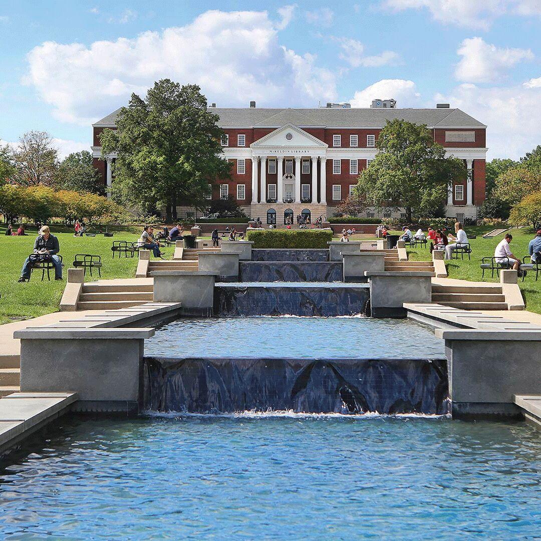 university fountain