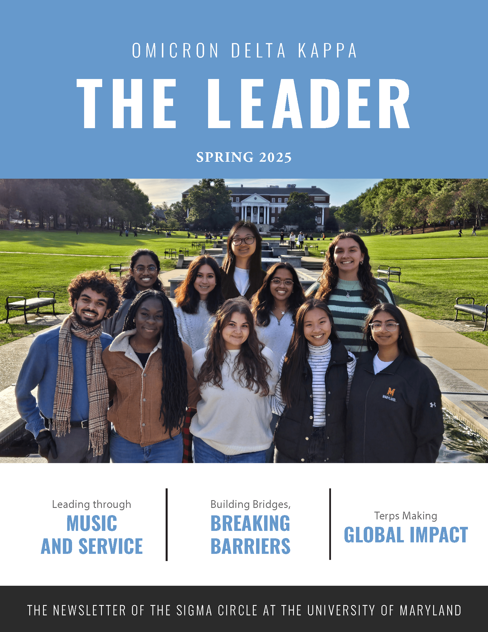 Front cover of Spring 2025 Newsletter