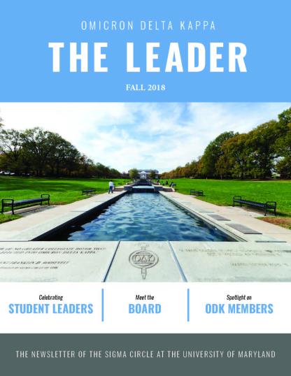 Front cover of Fall 2018 Newsletter