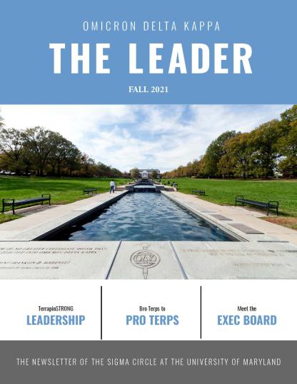 Front cover of Fall 2021 Newsletter